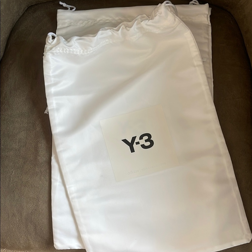 Y-3 White Dust Bags